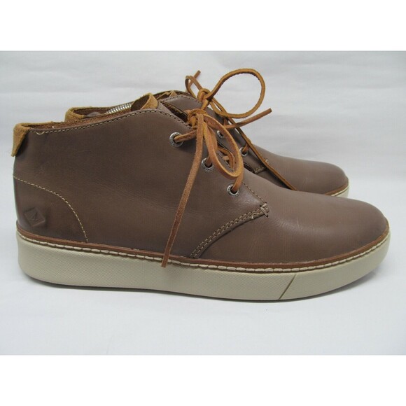 Sperry Top Sider Mens Size 11 M Brown Plain Toe Chukka Lace Up Boots - Picture 3 of 9